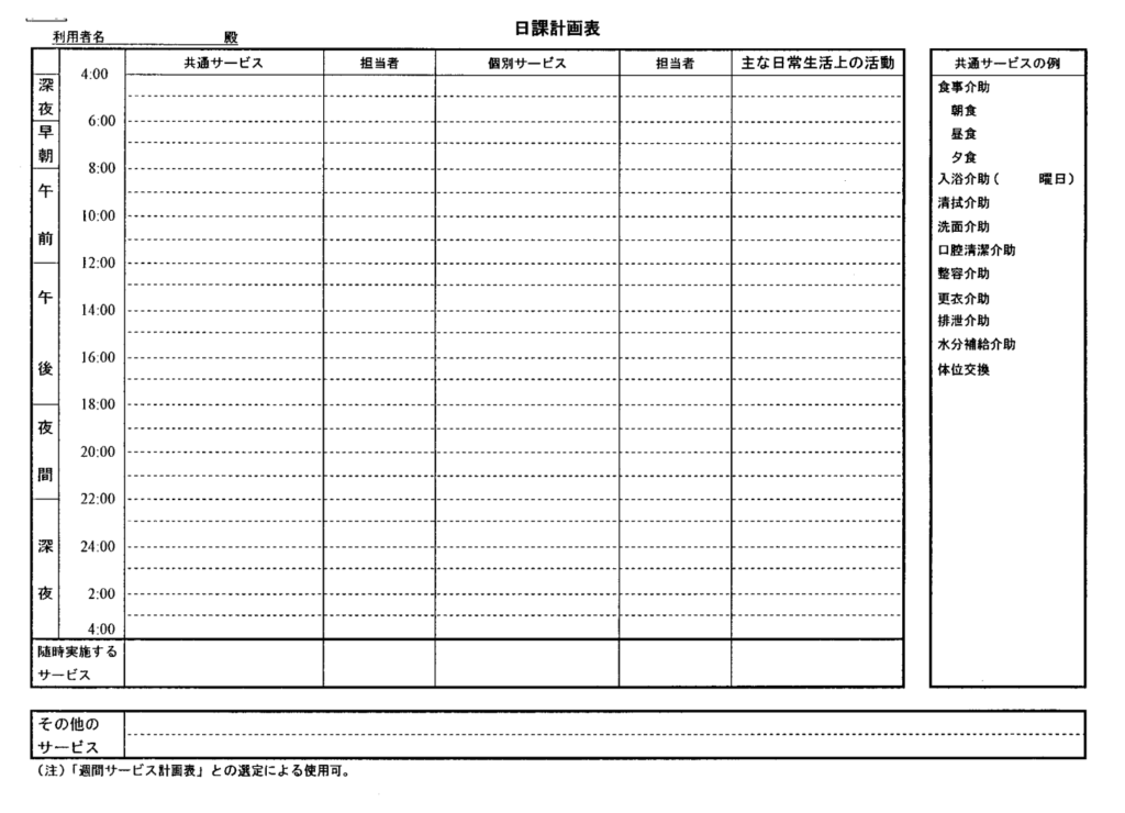 静岡老人ホーム紹介タウンYAYA_ケアプランとは